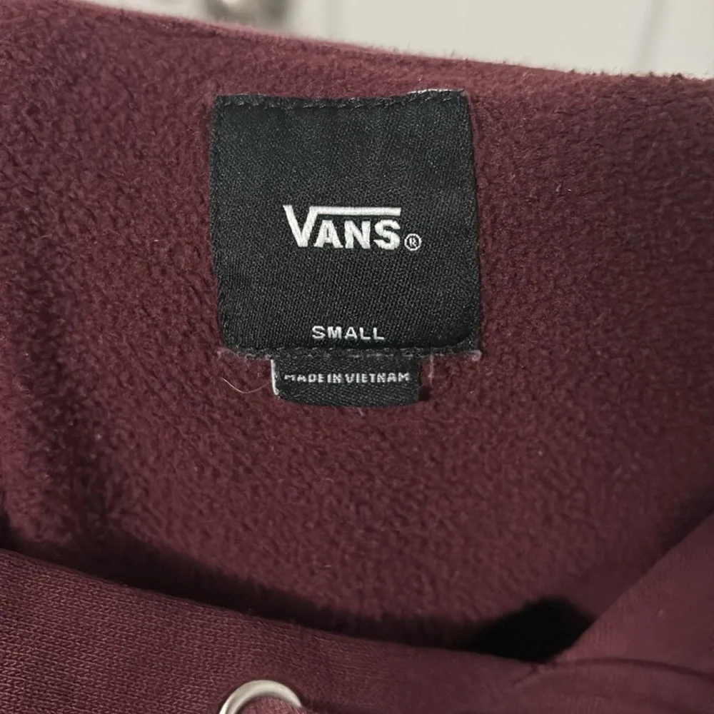 VANS men’s maroon hoodies size: small - Picture 6 of 6